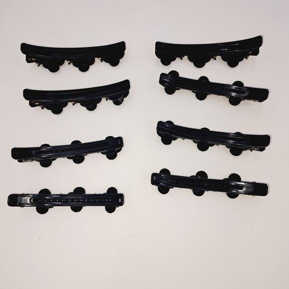 11 Mixed Hair Clips and hair separators Multicolored stones - Picture 16 of 16